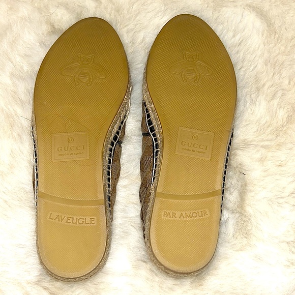 NWT Authentic Gucci Platform Logo Espadrilles Size 37.5 Willing to trade! - Picture 4 of 14
